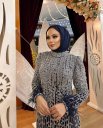 Laci Gümüş Kalem Abiye