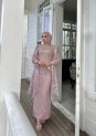 Pembe Kol Detaylı Abiye
