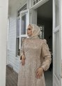 Pudra Taşlı Abiye